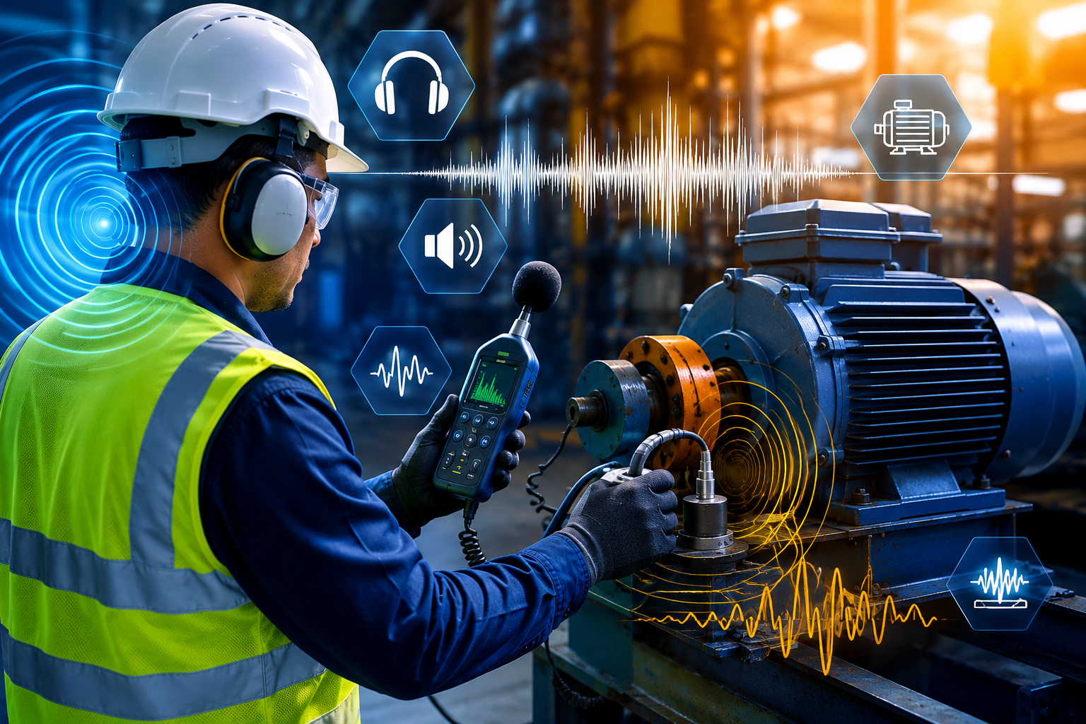 Workplace noise and vibration monitoring